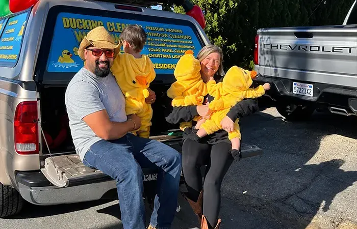 Ducking cleaning family about us