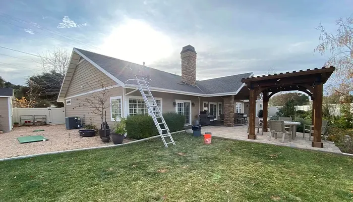 Residential exterior cleaning