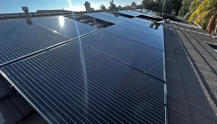 Solar panel cleaning
